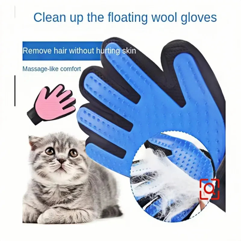 Pet Grooming and Deshedding Glove Brush