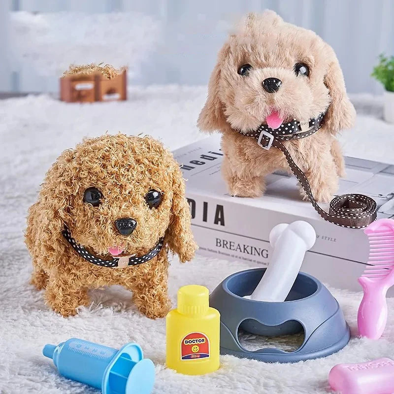 Walking Interactive Electronic Plush Puppy Toy