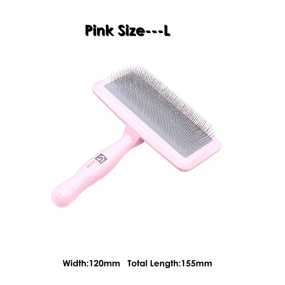 Self-Cleaning Pet Grooming and Shedding Brush