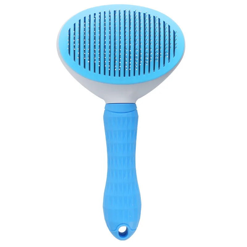 Self-Cleaning Pet Grooming Brush and Hair Remover