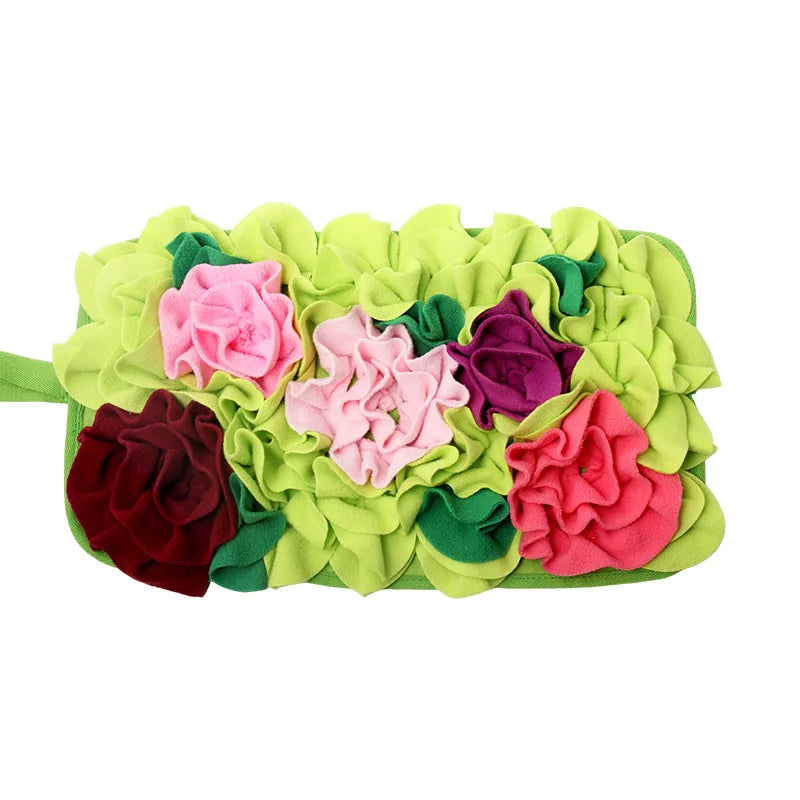 Interactive Flower Dog Sniffing Mat and Slow Feeder