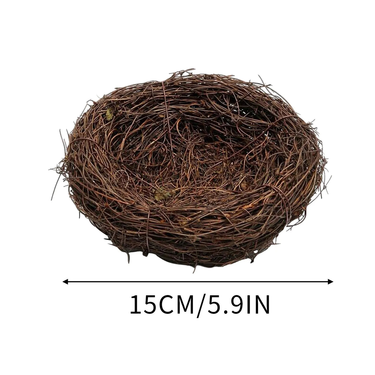 Woven Natural Grass Birdhouse Hideaway Decoration