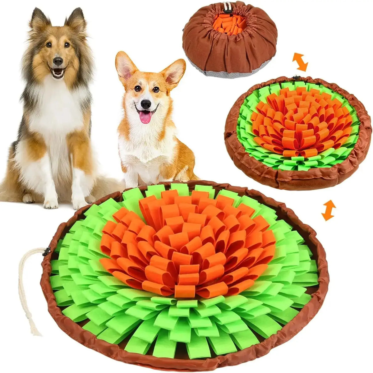 Interactive Dog Snuffle Mat for Foraging and Boredom