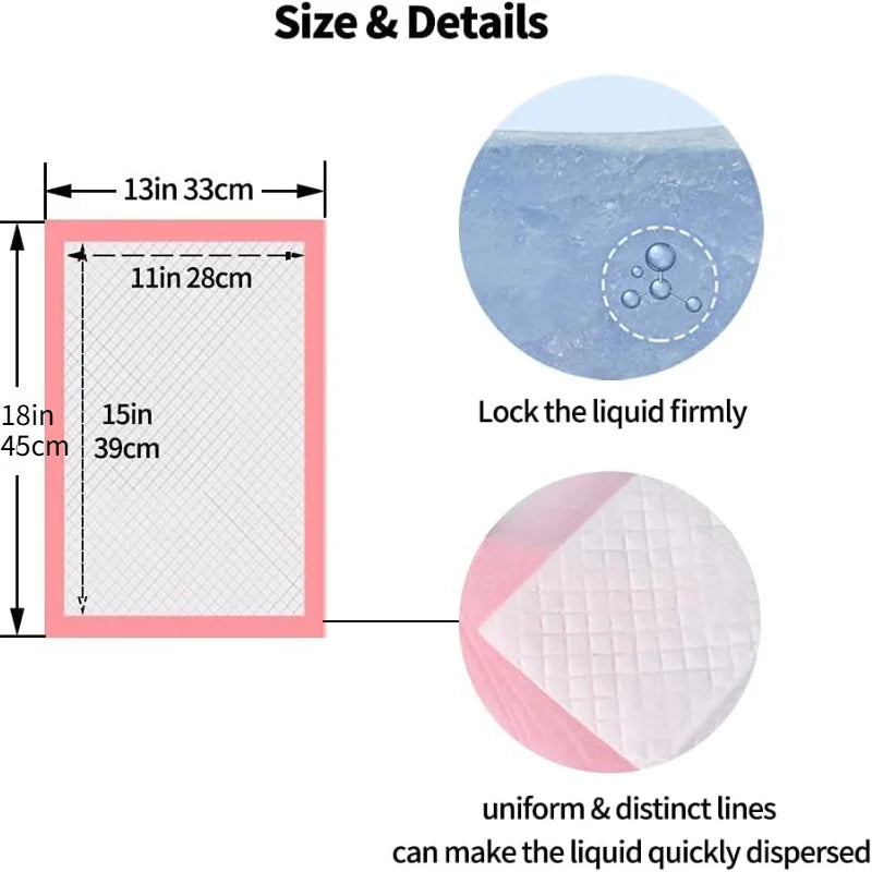 Super Absorbent Small Pet Training and Pee Pads