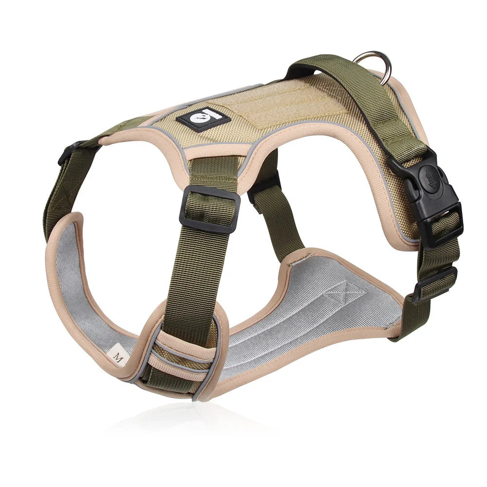Reflective Tactical Dog Vest Harness Waterproof Oxford Cloth