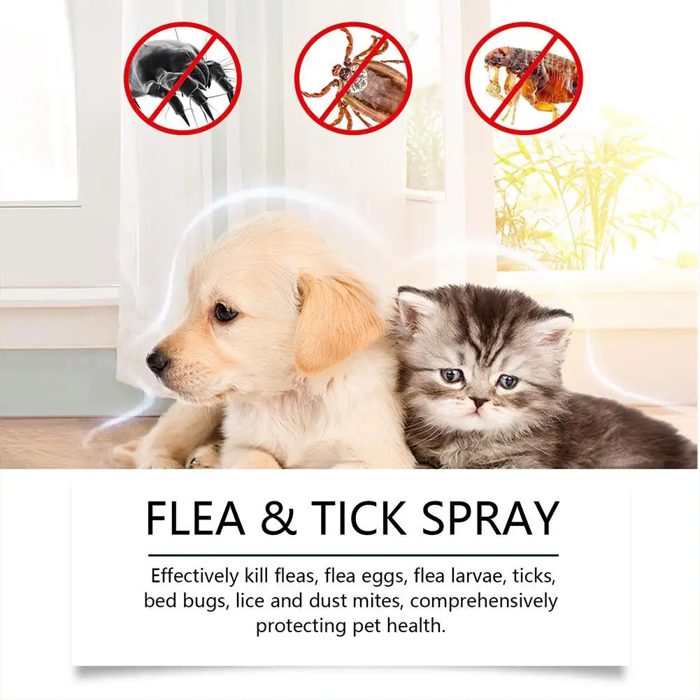 Gentle Pet Insect Repellent Spray for Fleas and Mites