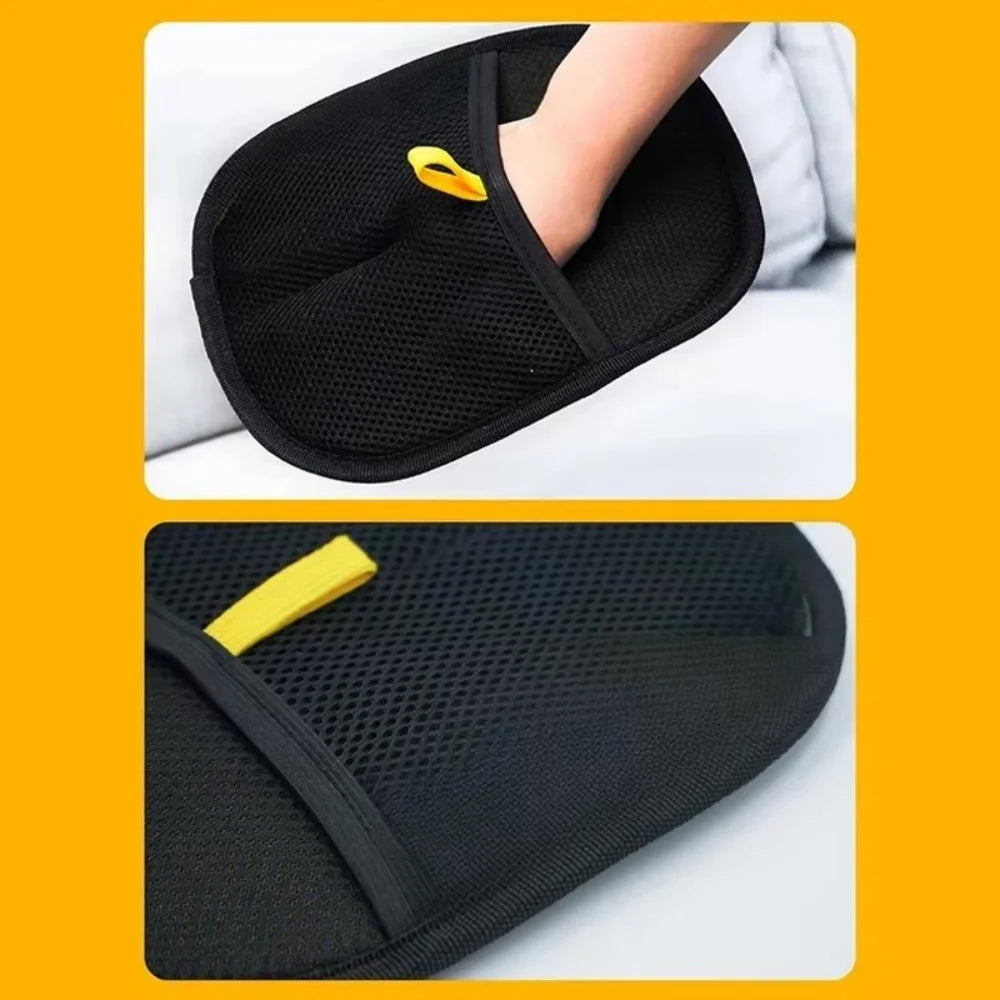 Double Sided Pet Hair Grooming and Deshedding Gloves