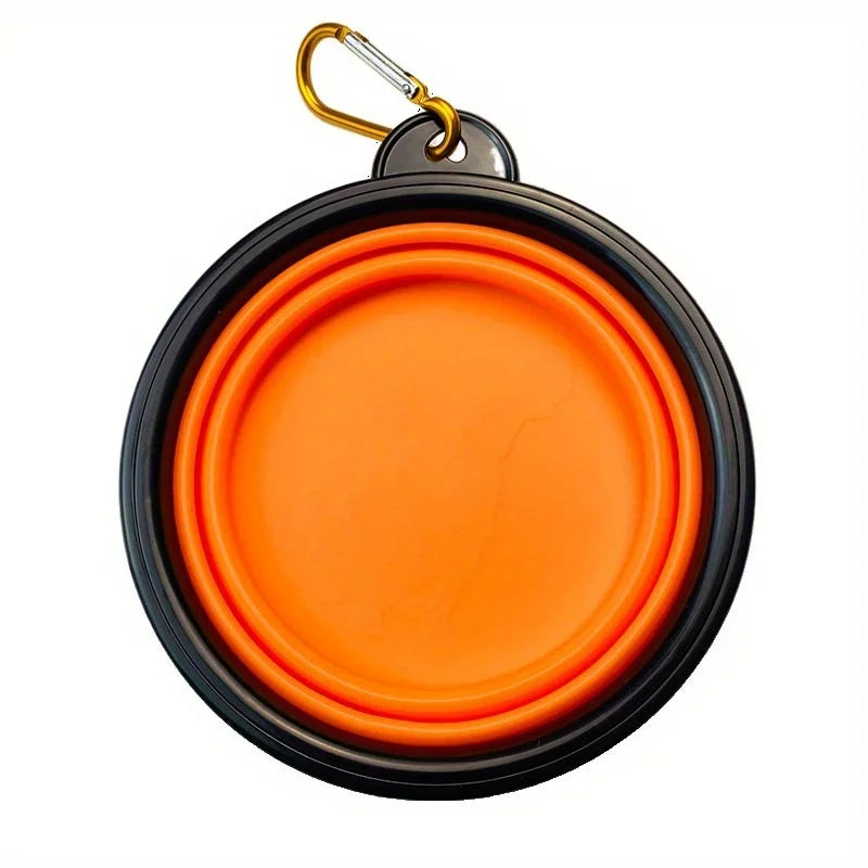 Portable Silicone Dog Folding Travel Bowl