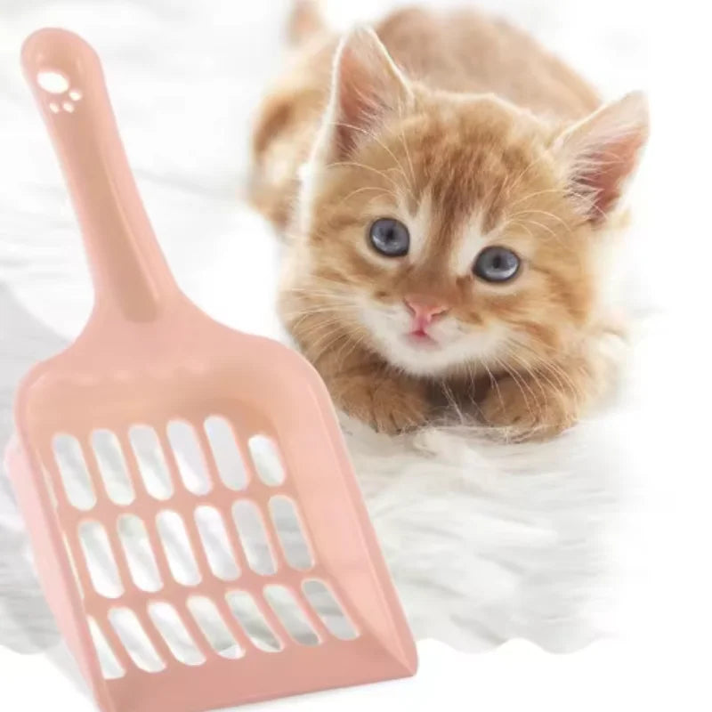 Colorful Ergonomic Cat Litter Shovel