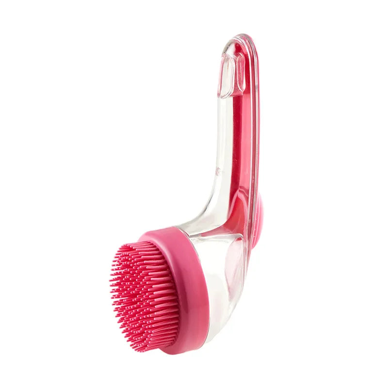 Silicone Pet Bath Brush and Massage Tool for Small Dogs and Cats