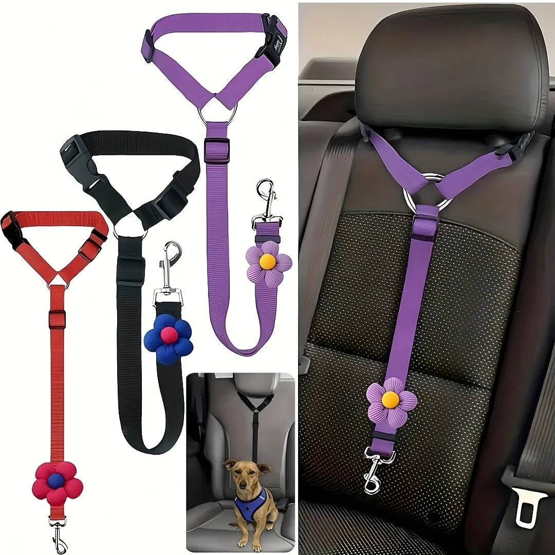 Dog Safety Seat Belt Pet Car Tether