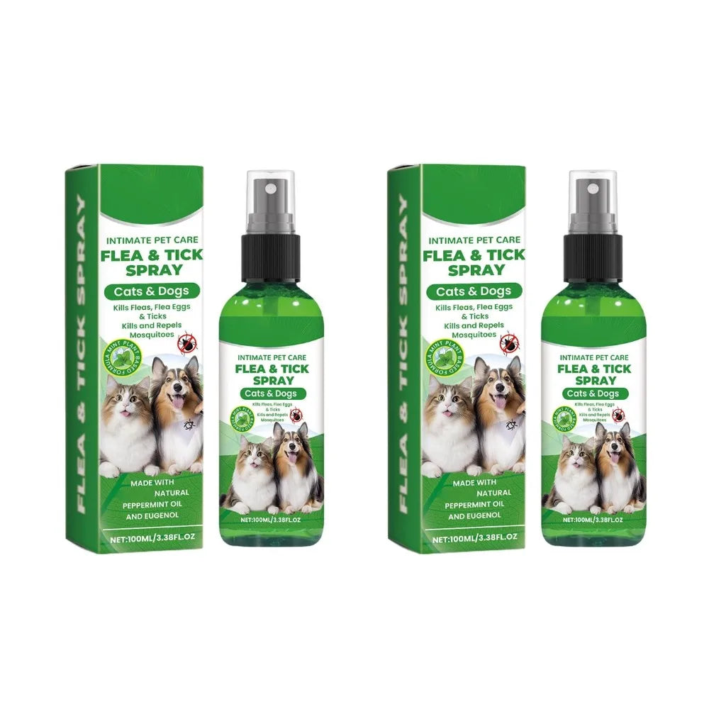 Gentle Pet Insect Repellent Spray for Fleas and Mites