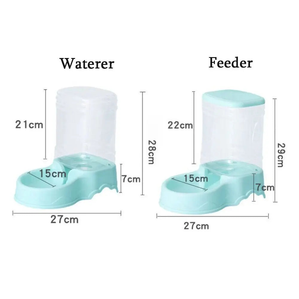 3.8L Automatic Cat and Dog Feeder and Water Fountain