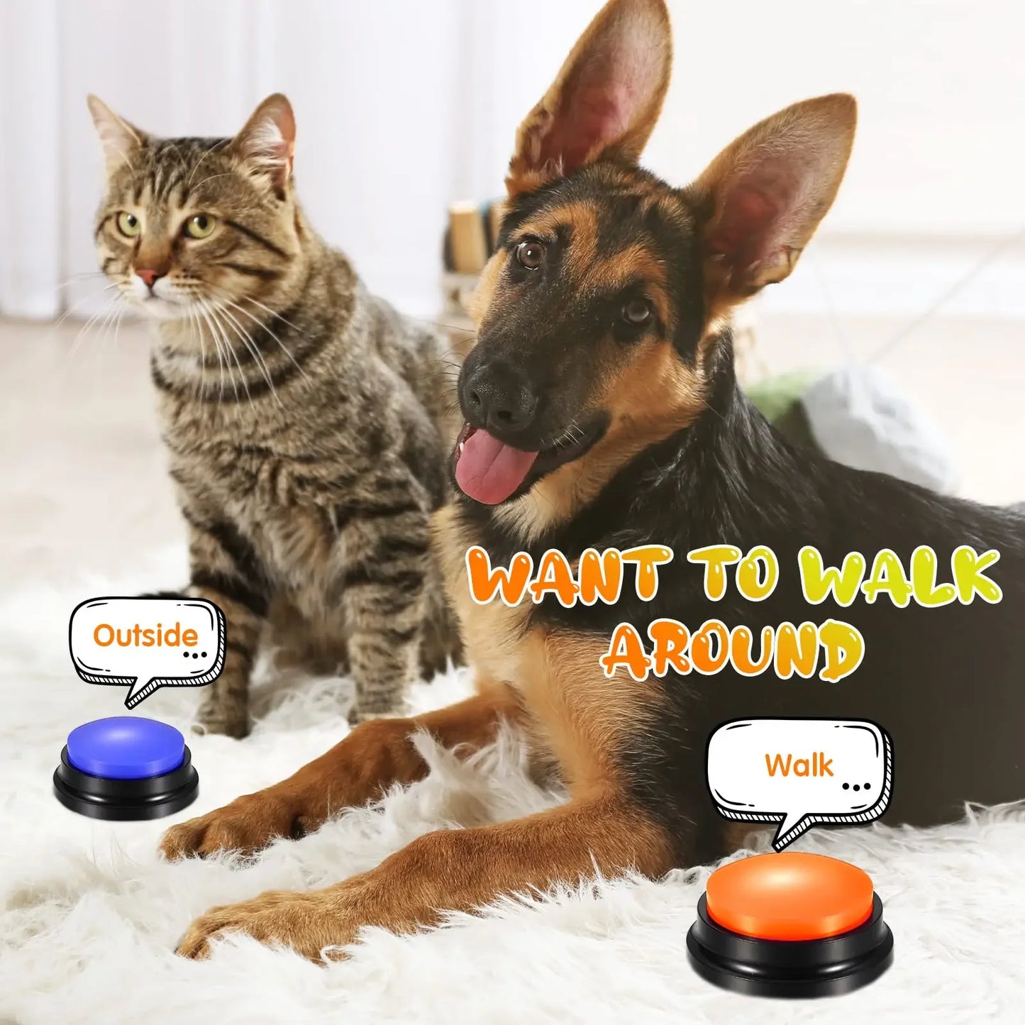 Recordable Dog Communication Training Buttons
