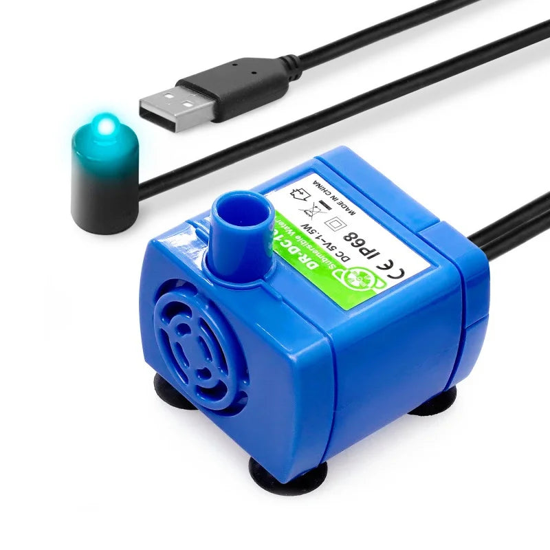 LED Replacement Pet Water Fountain Pump