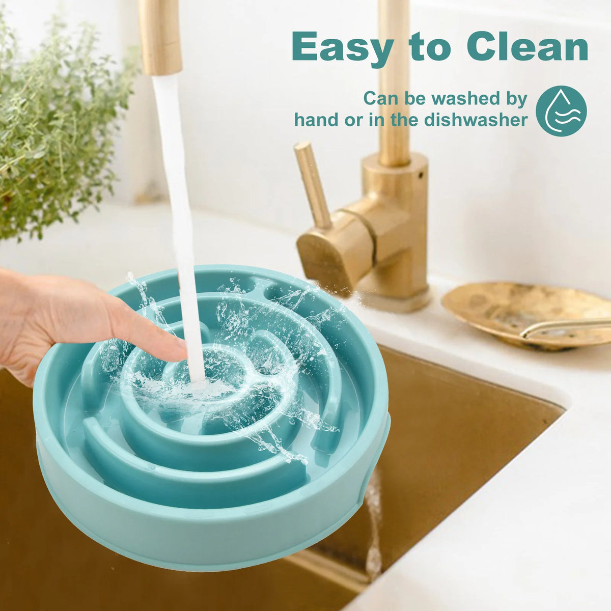 Non Slip Durable Slow Feeder Pet Bowl