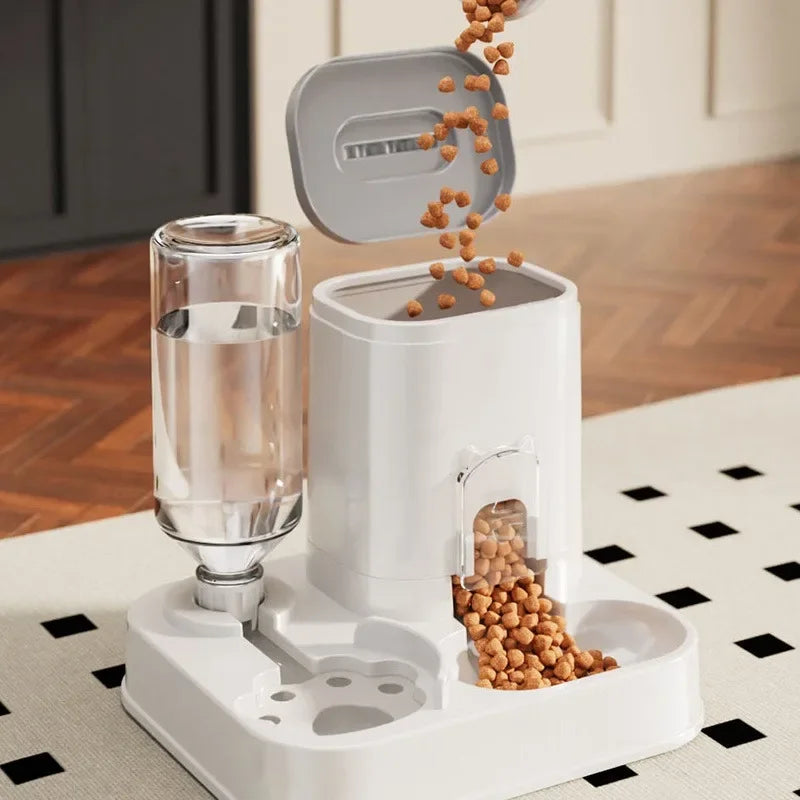 Large Capacity Automatic Pet Feeder and Water Dispenser
