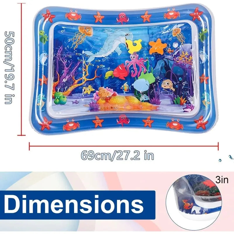 Inflatable Sea Life Pet Water Mat And Baby Crawling Mat