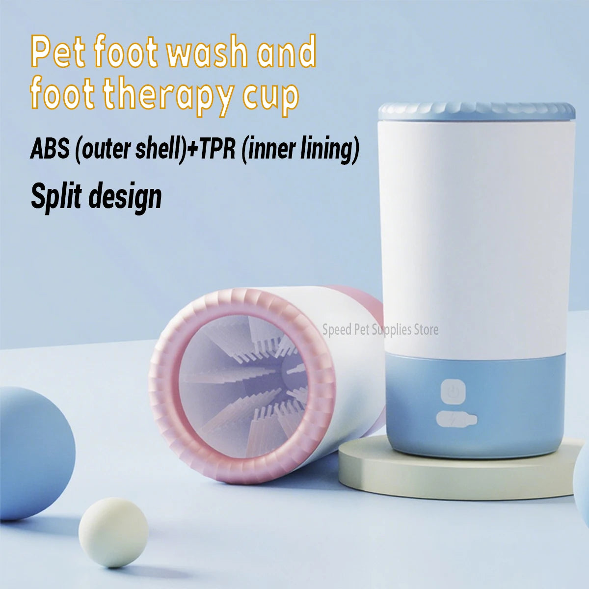 Electric Automatic Dog Paw Cleaner and Washer
