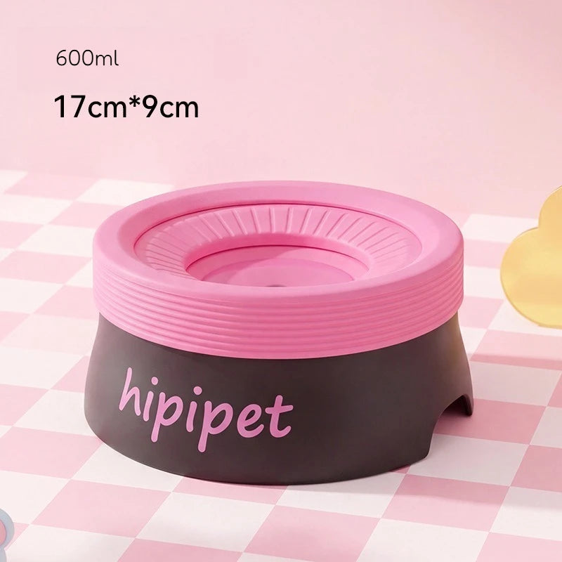 600ml Anti-Wet Chin Pet Water Bowl
