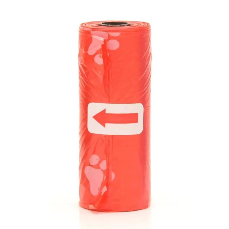 Disposable Dog Poop Bags with Dispenser and Leash Clip