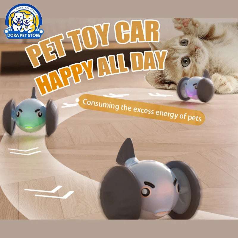 Electric Flying Fish Intelligent Self Entertainment Cat Toy Car
