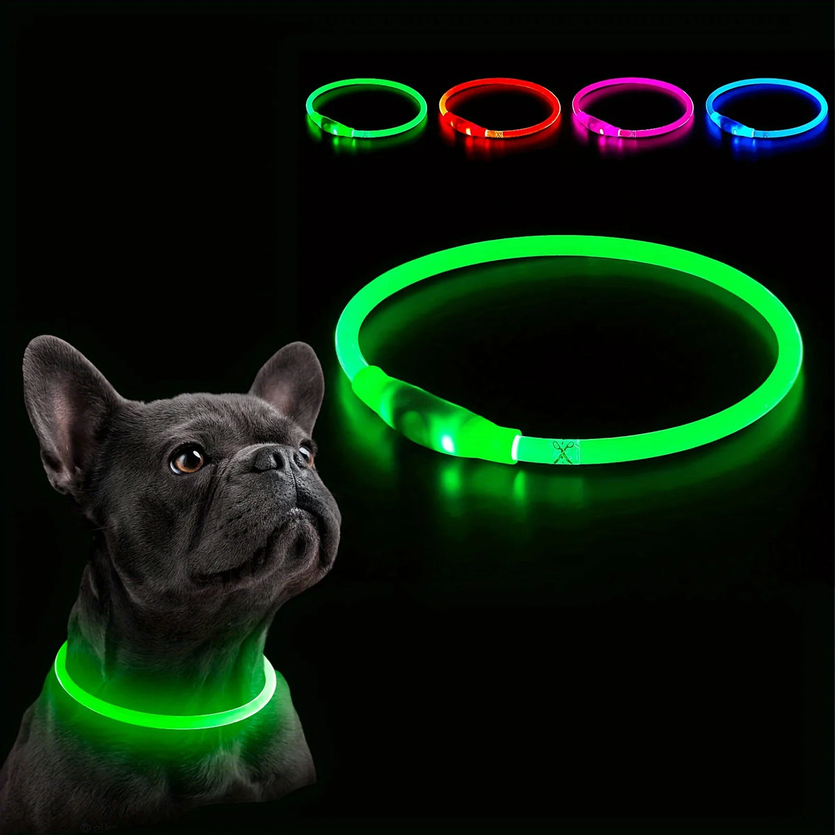 USB Rechargeable LED Pet Light Collar