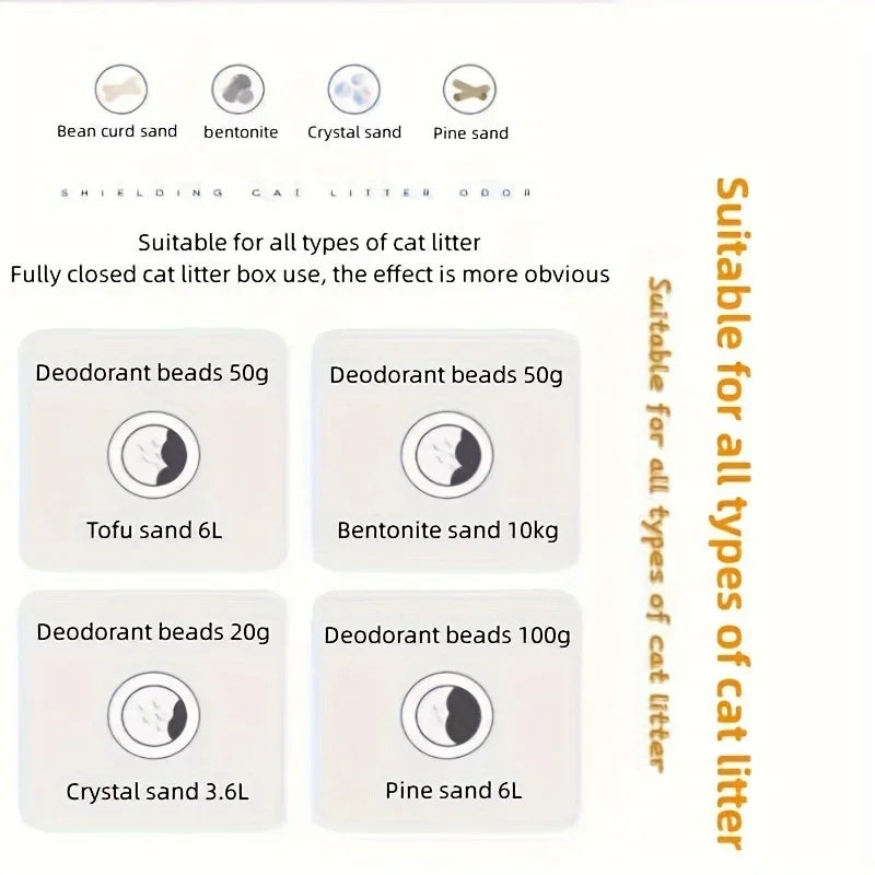 Aromatic Cat Litter Deodorizing Beads