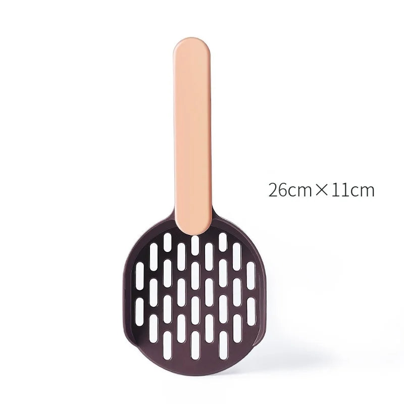 Colorful Ergonomic Cat Litter Shovel
