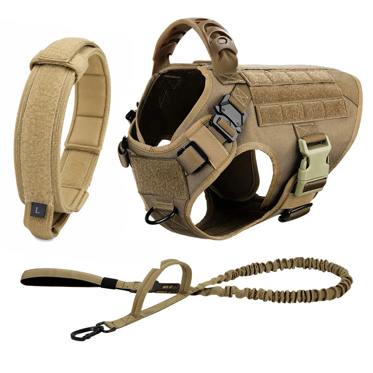 Large Dog Training Harness And Leash Set