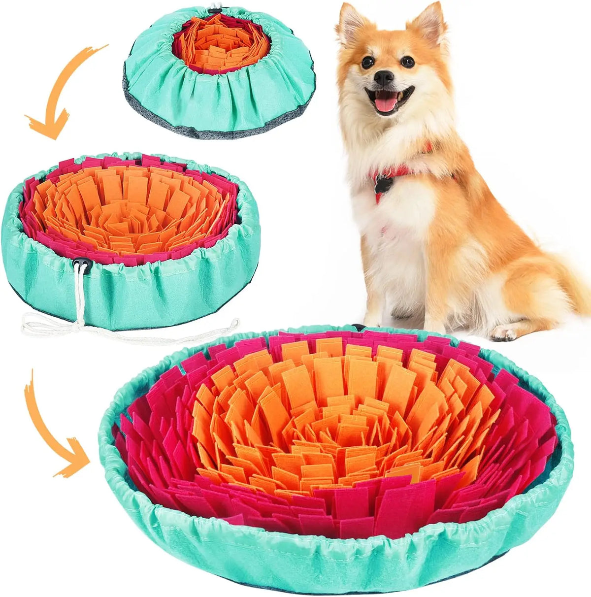 Interactive Dog Snuffle Mat for Foraging and Boredom