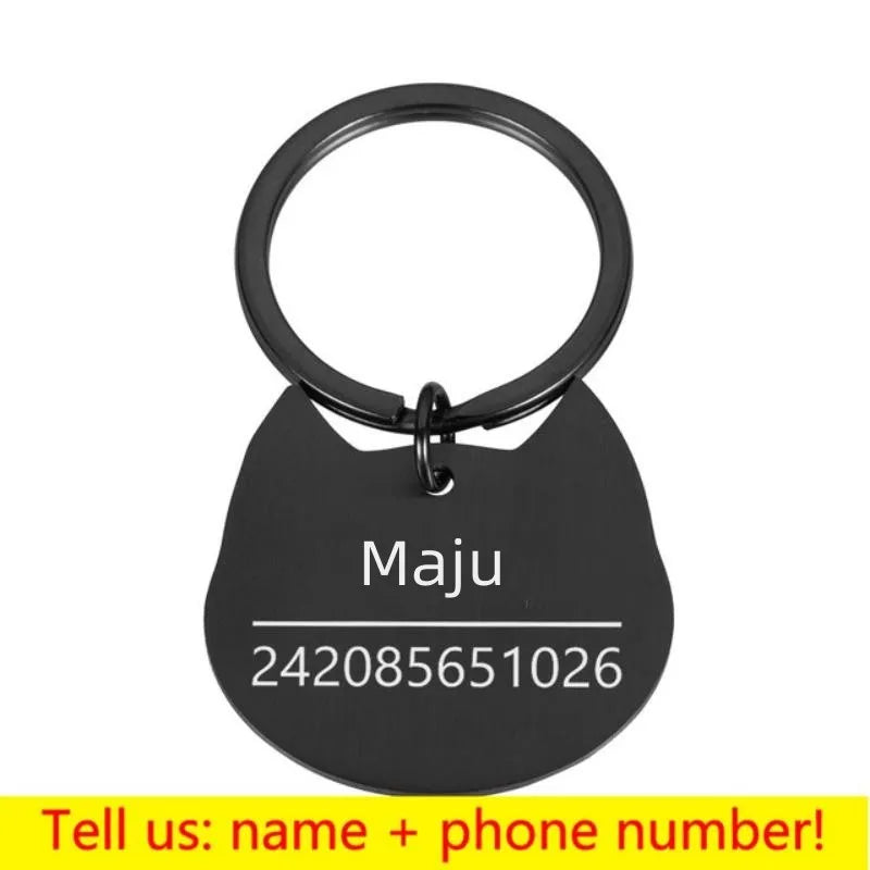 Personalized Engraved Pet ID Tag Bone Shape