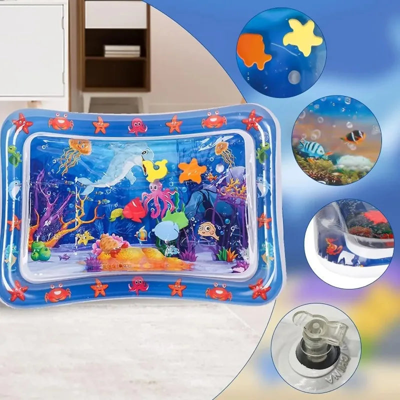 Inflatable Sea Life Pet Water Mat And Baby Crawling Mat