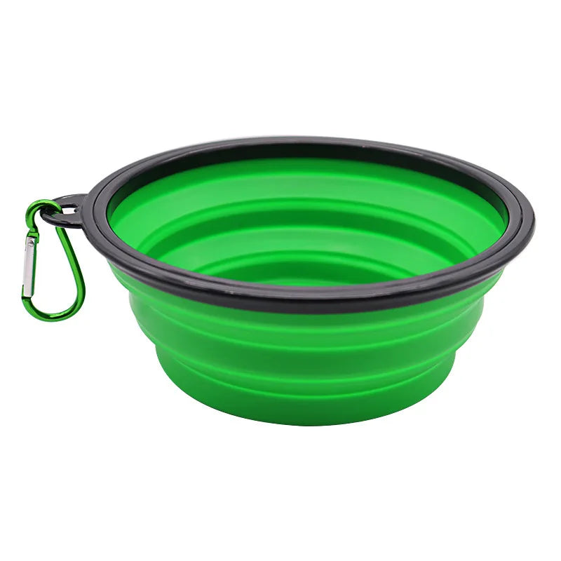 Portable Silicone 2-in-1 Pet Travel Bowl