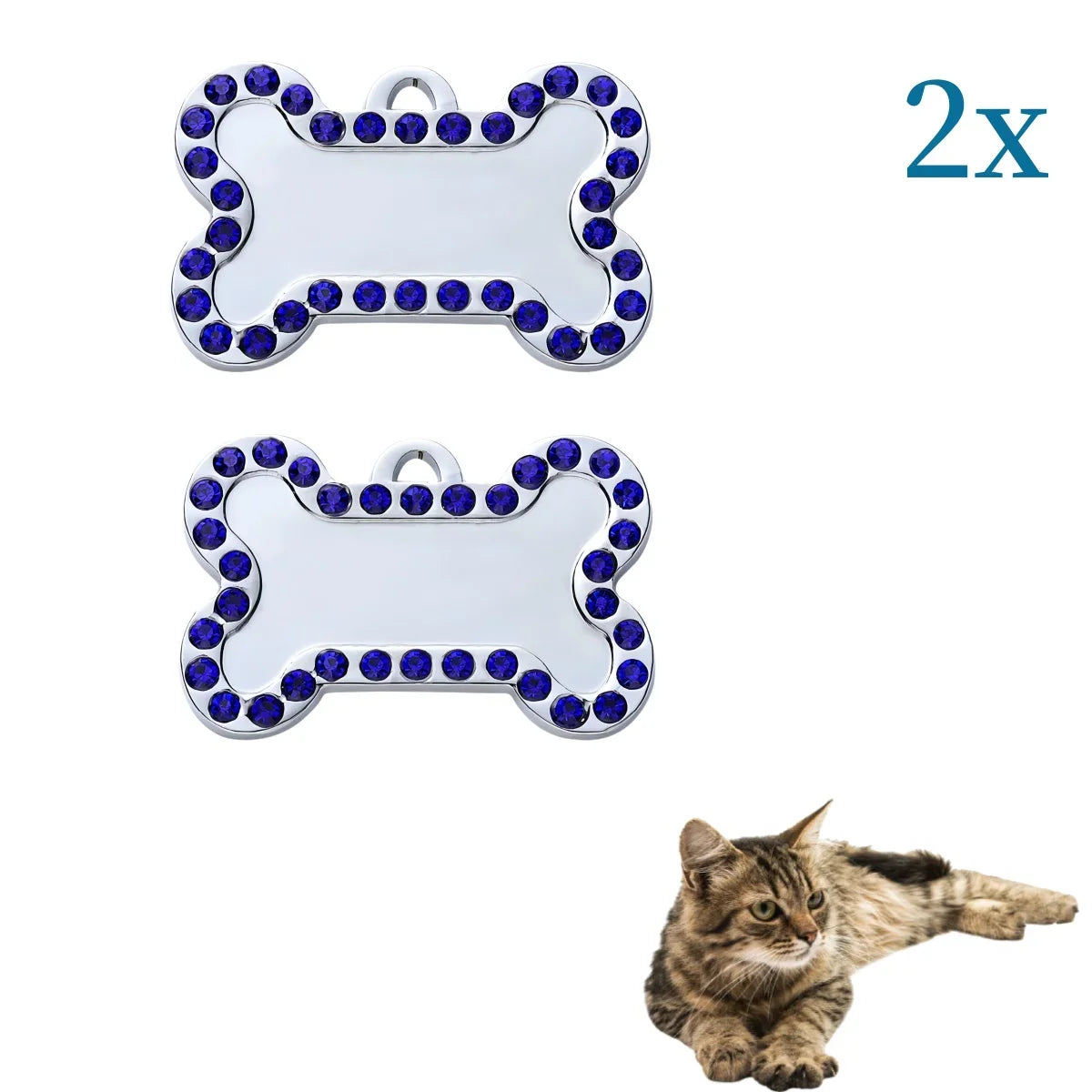 VIP Pets Personalized Bronze Engraved Dog Cat ID Tag