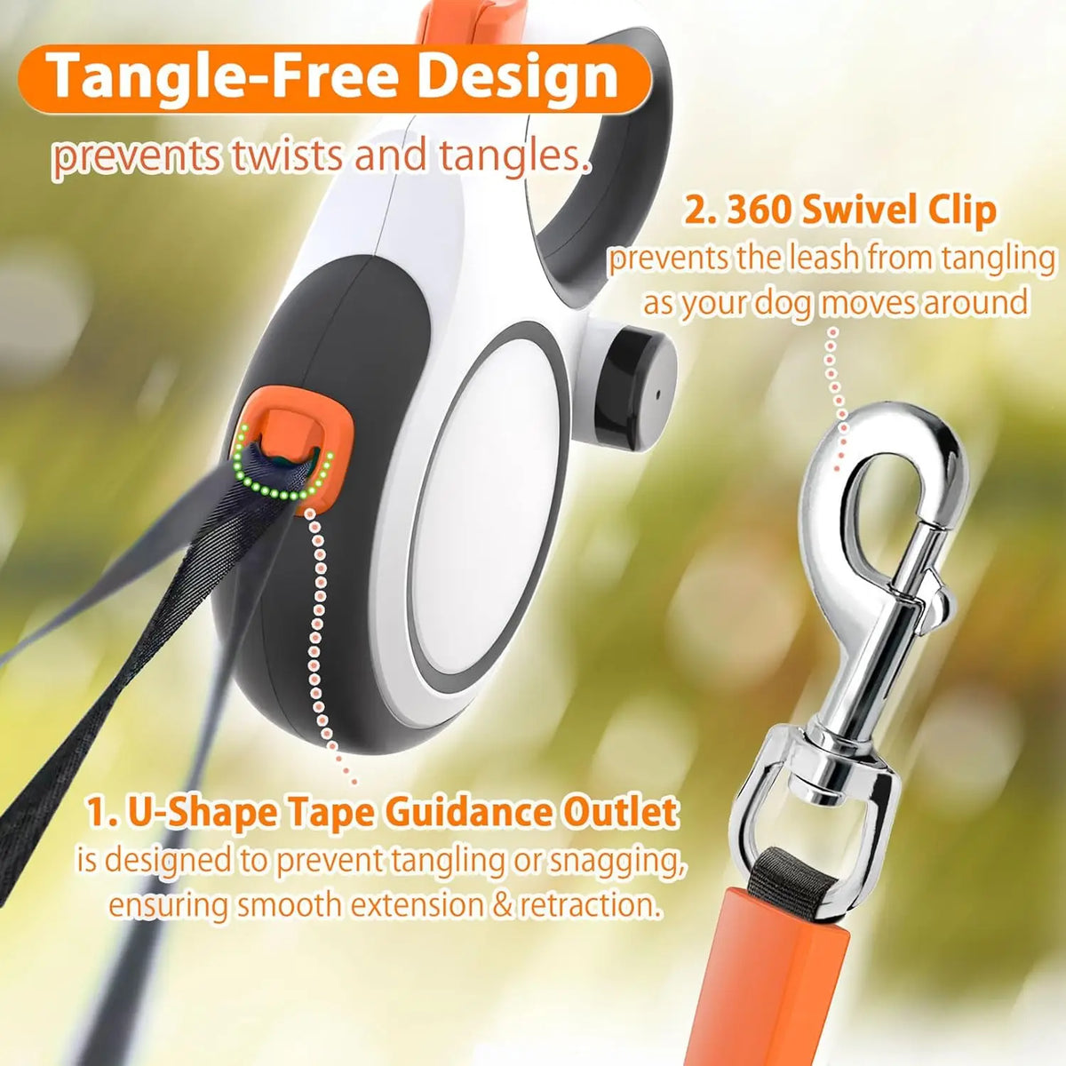 Retractable 5m 8m 50kg Dog Leash for Small and Large Dogs