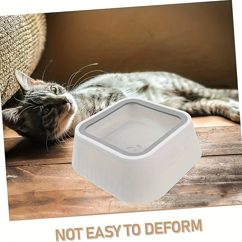 Splash-Proof Large Capacity Floating Pet Water Bowl