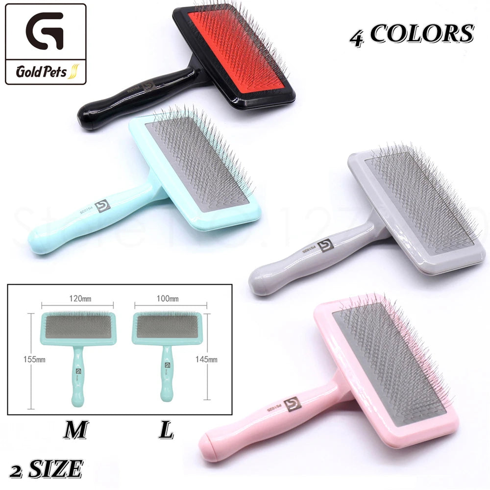 Self-Cleaning Pet Grooming and Shedding Brush