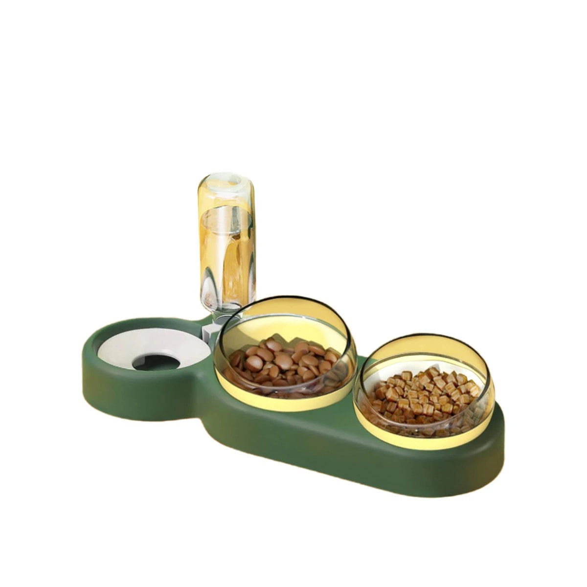 Triple Bowl Automatic Pet Water Dispenser and Feeder