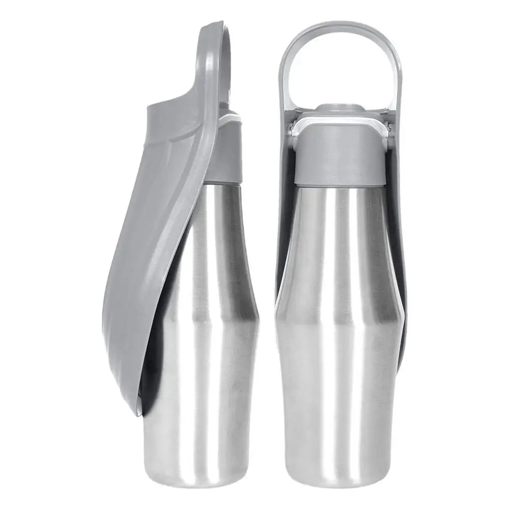 27oz Stainless Steel Travel Dog Water Bottle and Bowl
