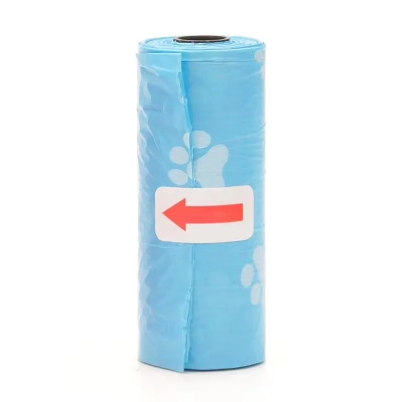 Disposable Dog Poop Bags with Dispenser and Leash Clip