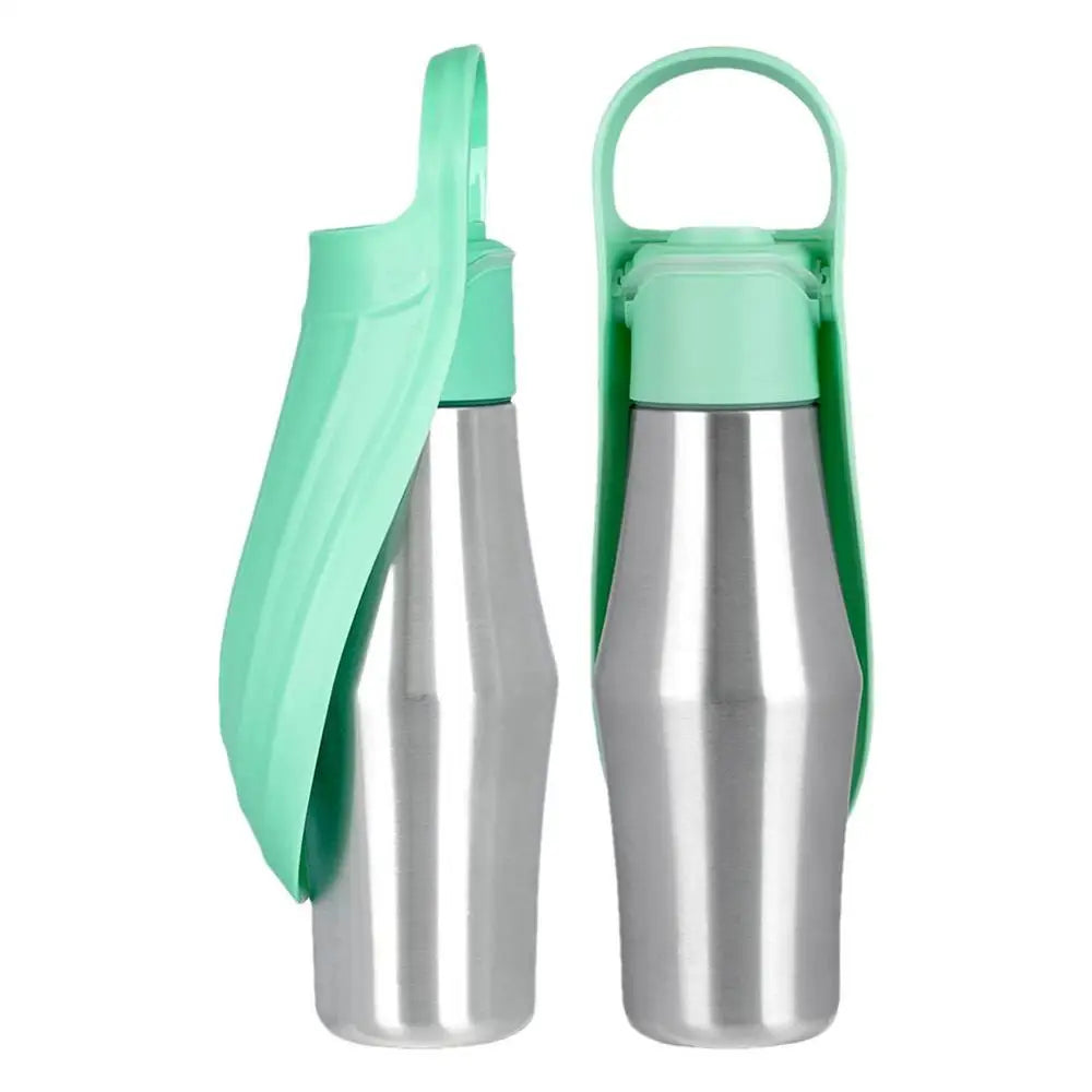 27oz Stainless Steel Travel Dog Water Bottle and Bowl