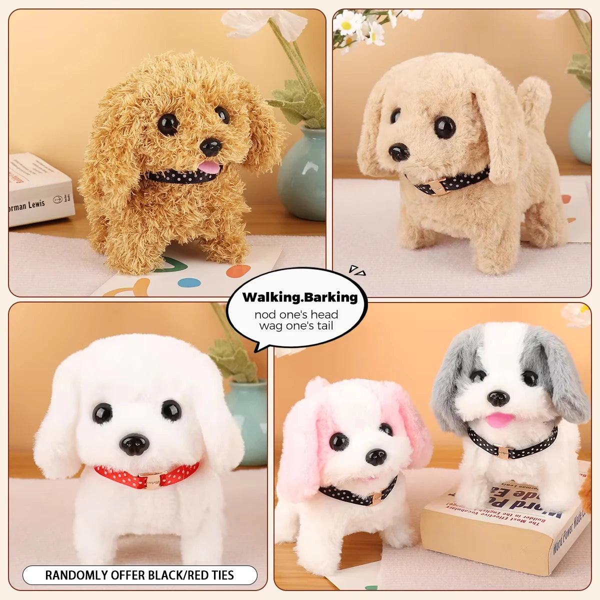 Electric Walking Plush Teddy Dog Toy