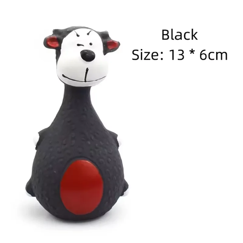 Latex Squeaky Cartoon Animal Dog Toy