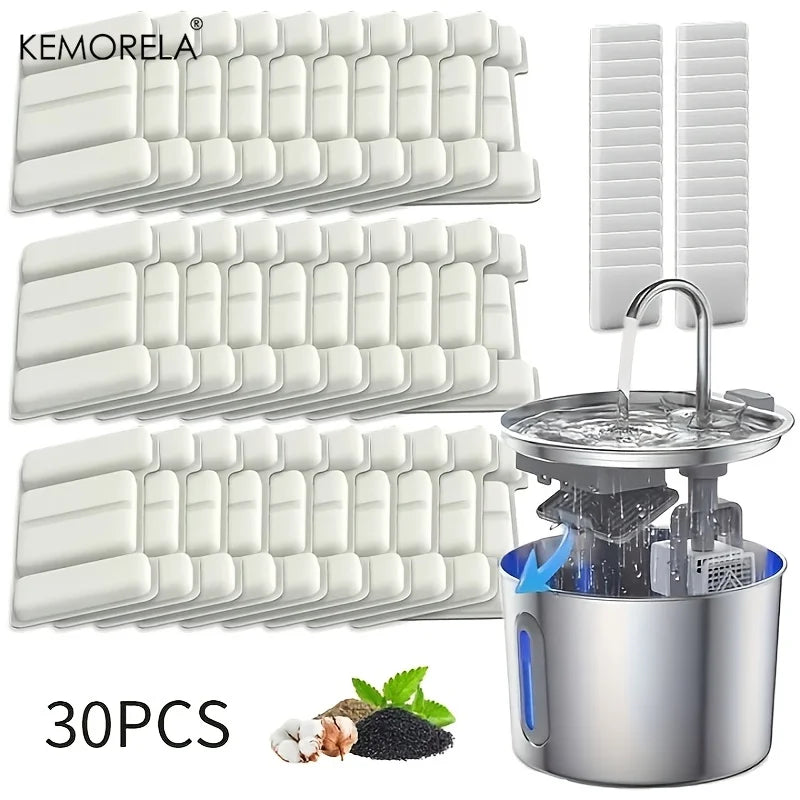 Cat Water Fountain Replacement Filters 15 to 30 Pack