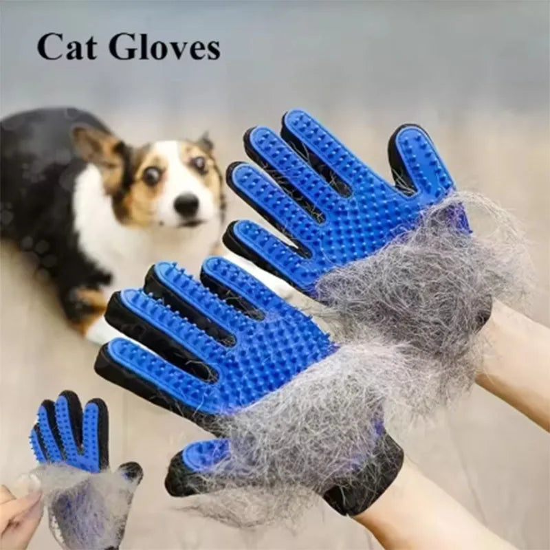 Pet Grooming and Deshedding Glove Brush