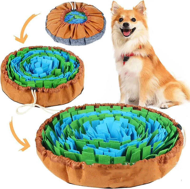 Interactive Dog Snuffle Mat for Foraging and Boredom
