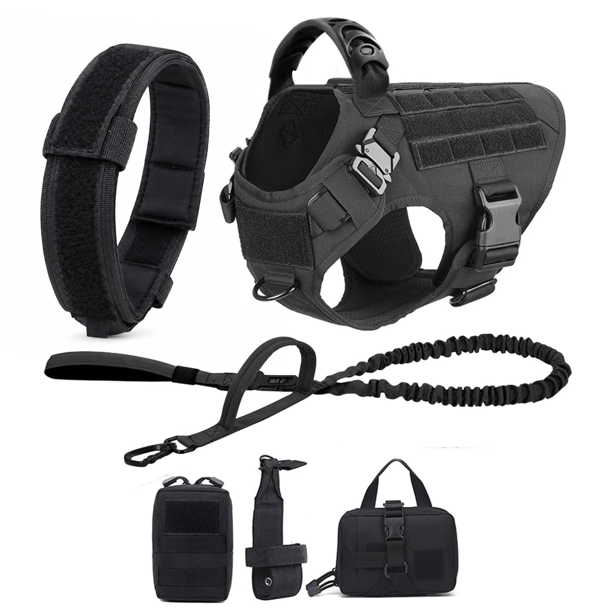 Large Dog Training Harness And Leash Set