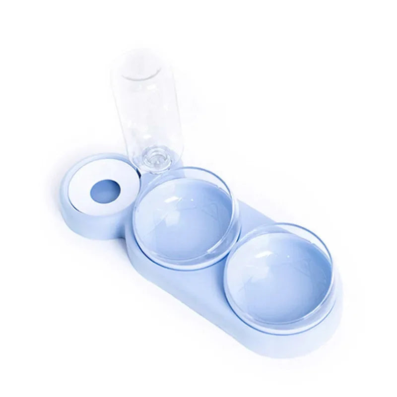 Automatic Triple Bowl Pet Feeder and Water Dispenser