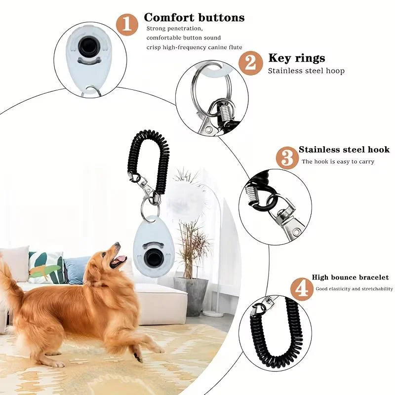 Pet Training Clickers for Dog Behavior and Potty Training